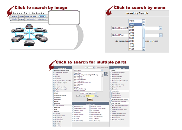 Search options